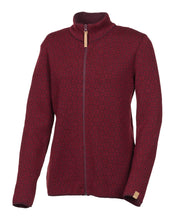 FIONA FULL ZIP — DEEP RED - Ivanhoe of Sweden