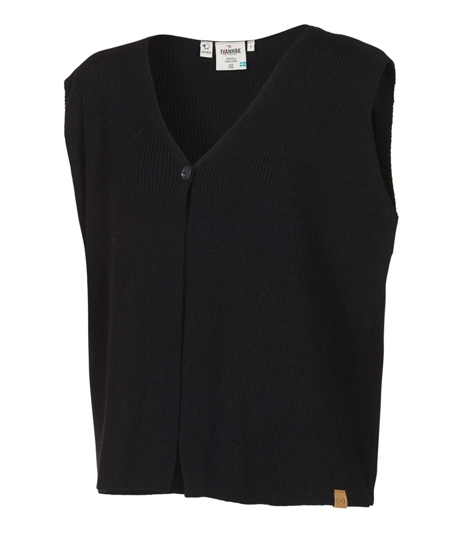 GY RYDA PONCHO - VEST — BLACK - Ivanhoe of Sweden