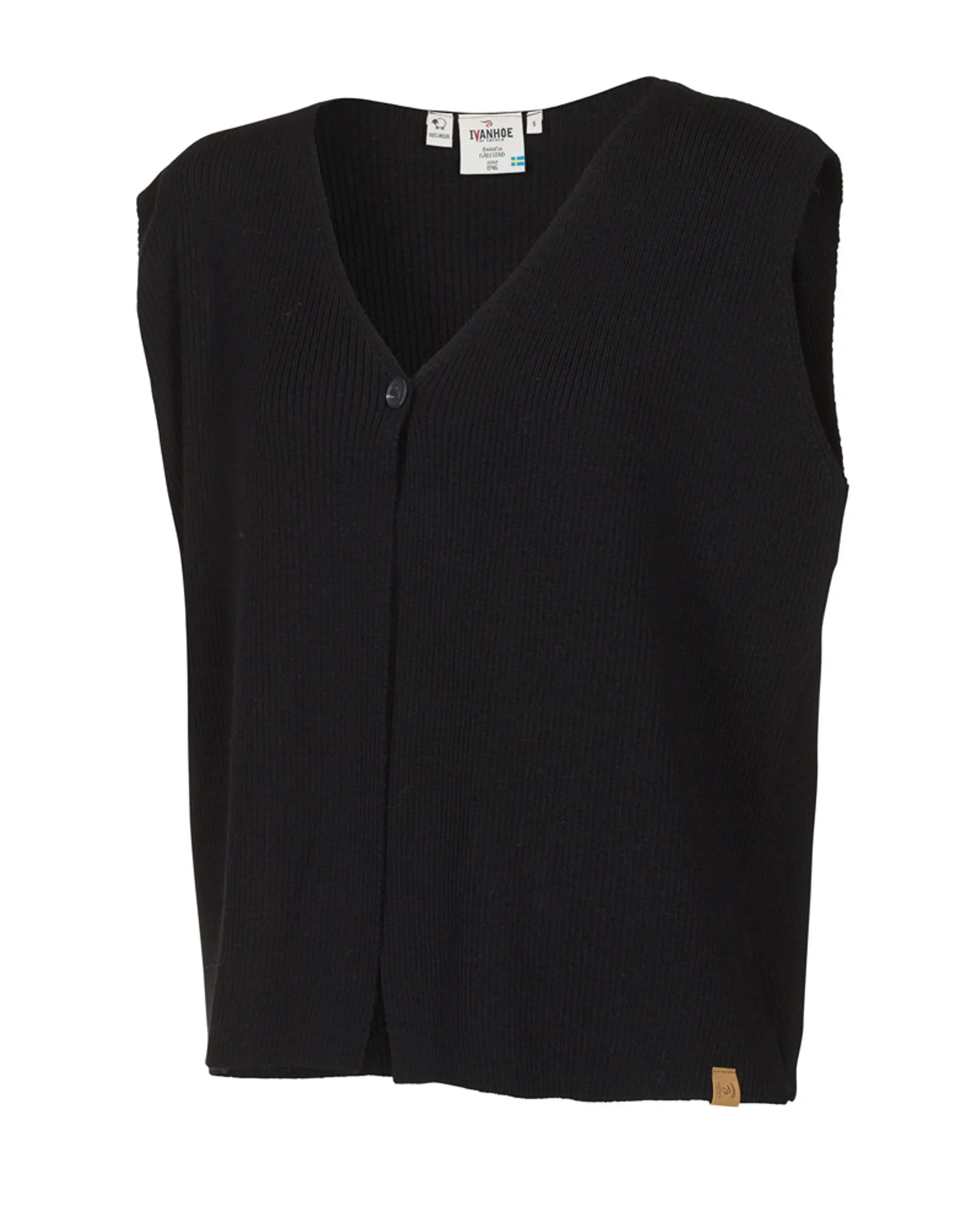 GY RYDA PONCHO - VEST — BLACK - Ivanhoe of Sweden