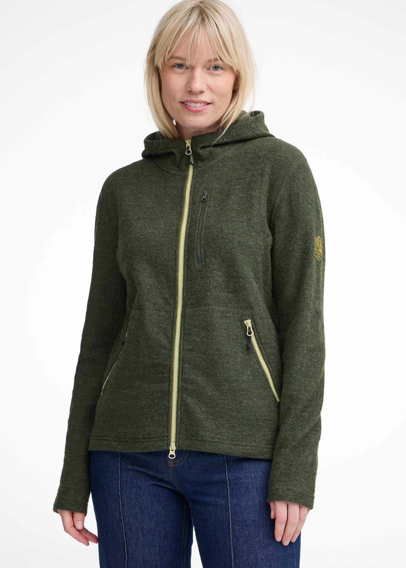 TARA HOOD, 98% ULL — LODEN GREEN - Ivanhoe of Sweden