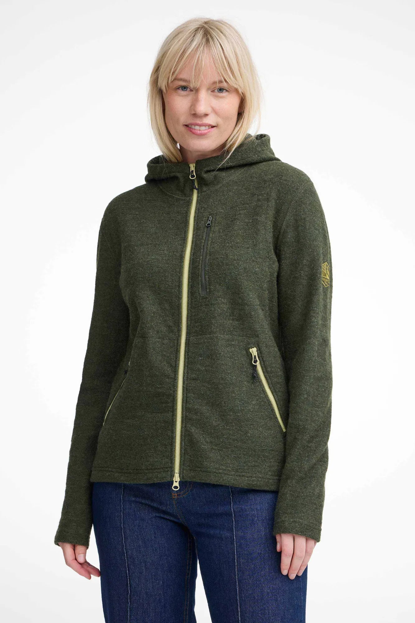 TARA HOOD, 98% ULL — LODEN GREEN - Ivanhoe of Sweden