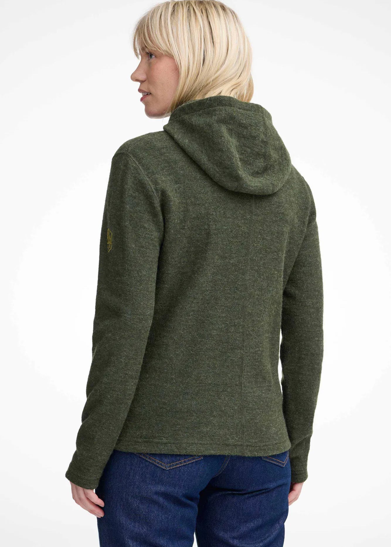 TARA HOOD, 98% ULL — LODEN GREEN - Ivanhoe of Sweden