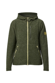 TARA HOOD, 98% ULL — LODEN GREEN - Ivanhoe of Sweden