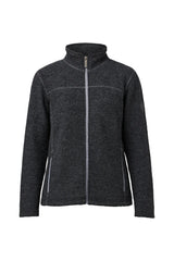 BEATA FULL ZIP — GRAPHITE MARL