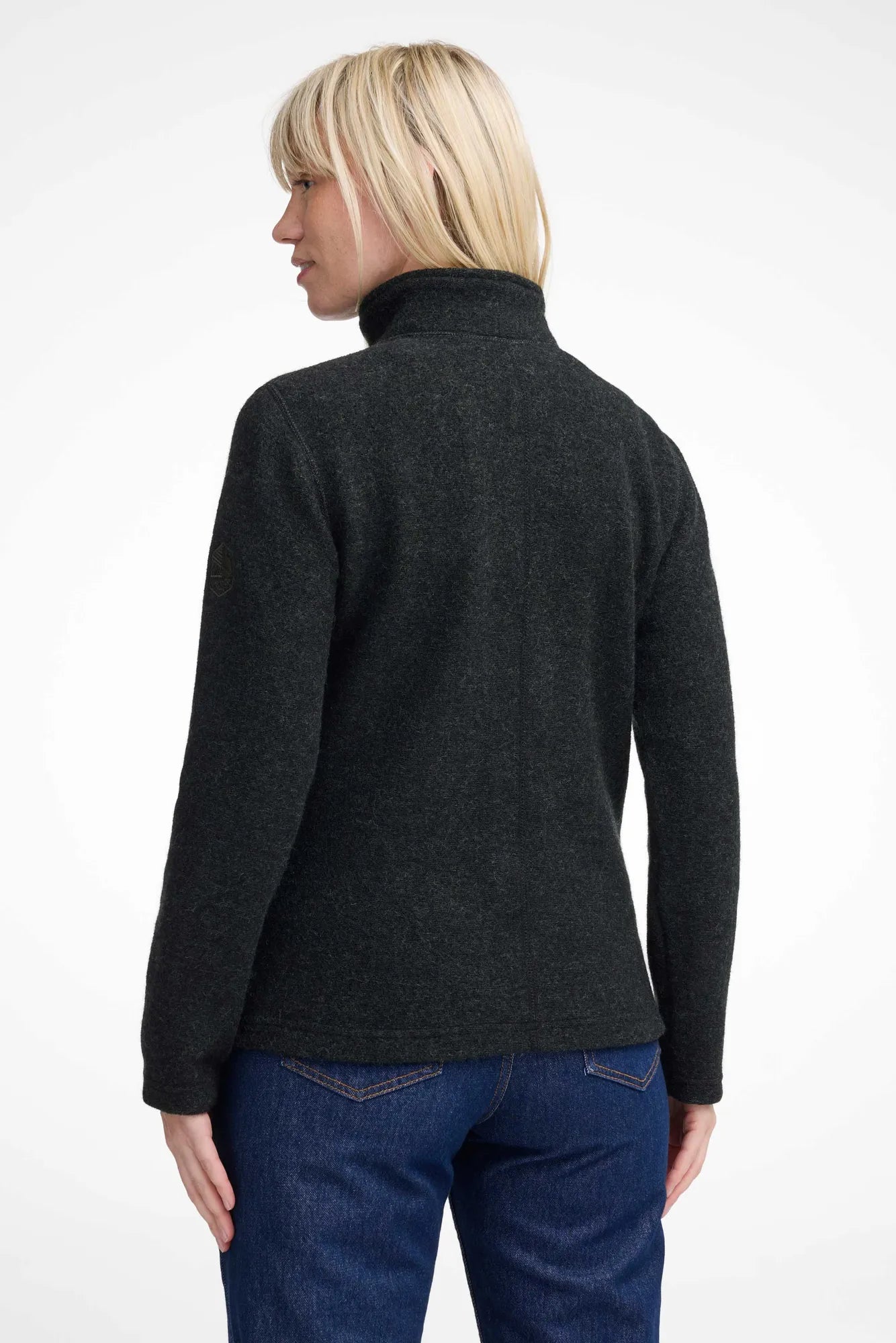 BEATA FULL ZIP, 100% FILTAD ULL — SCARAB - Ivanhoe of Sweden