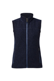 BEATA VEST, 100% FILTAD ULL — LIGHT NAVY - Ivanhoe of Sweden