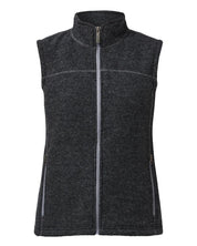 BEATA VEST, 100% FILTAD ULL — GRAPHITE MARL - Ivanhoe of Sweden