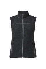 BEATA VEST — GRAPHITE MARL