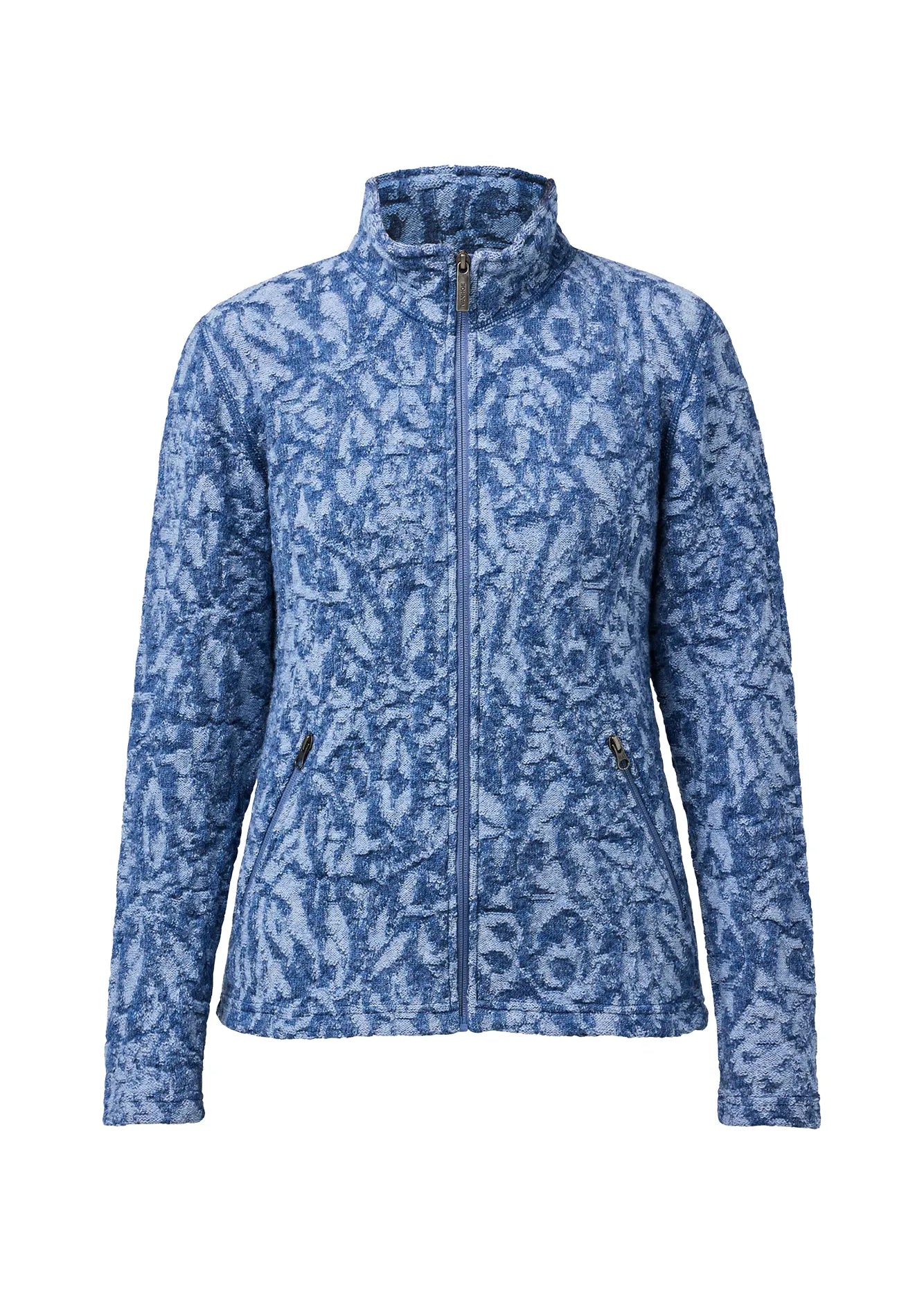 TUVA JAQUARD, 100% FILTAD ULL — DENIM - Ivanhoe of Sweden