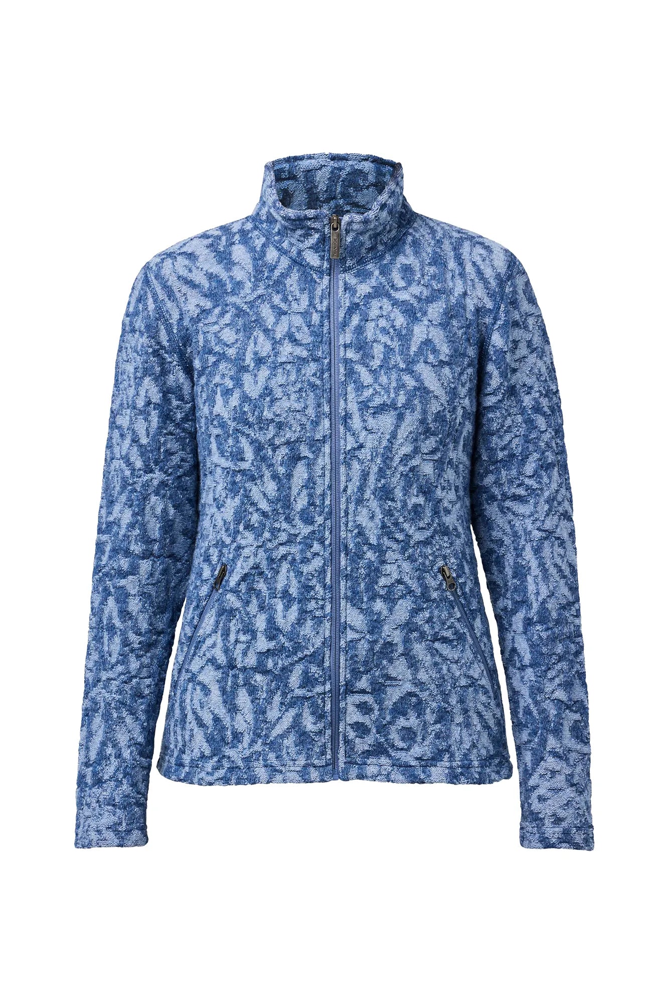TUVA JAQUARD, 100% FILTAD ULL — DENIM - Ivanhoe of Sweden