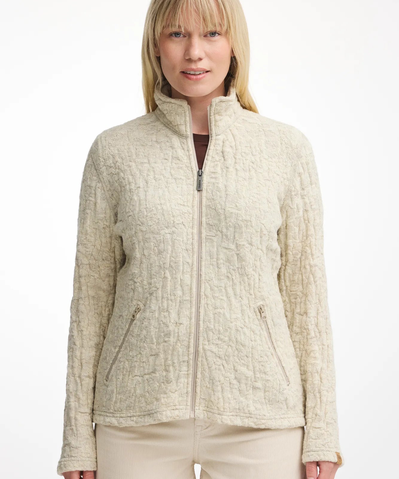 TUVA JAQUARD, 100% FILTAD ULL — NATURMELANGE - Ivanhoe of Sweden