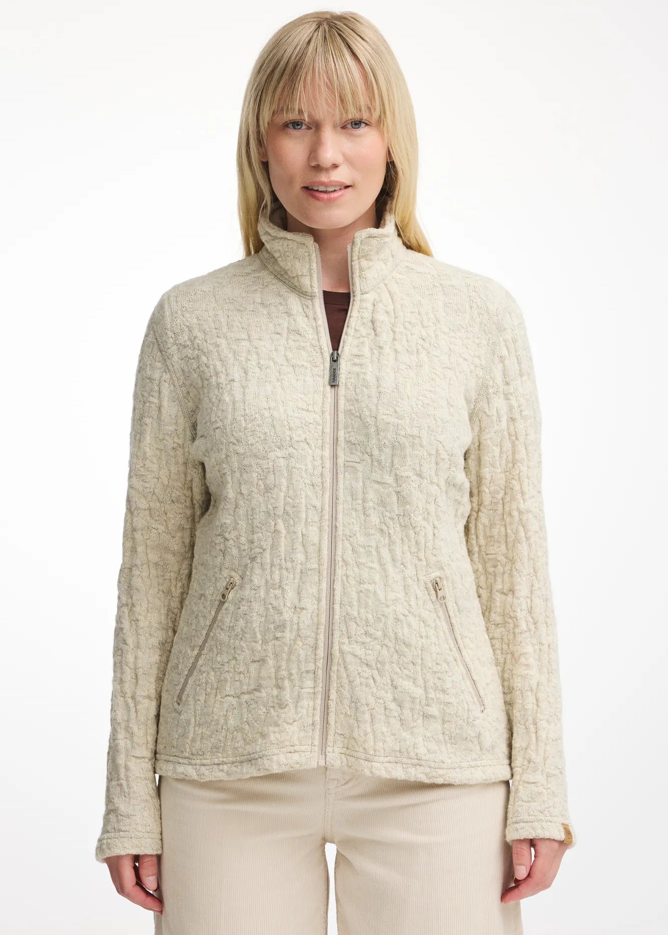TUVA JAQUARD, 100% FILTAD ULL — NATURMELANGE - Ivanhoe of Sweden