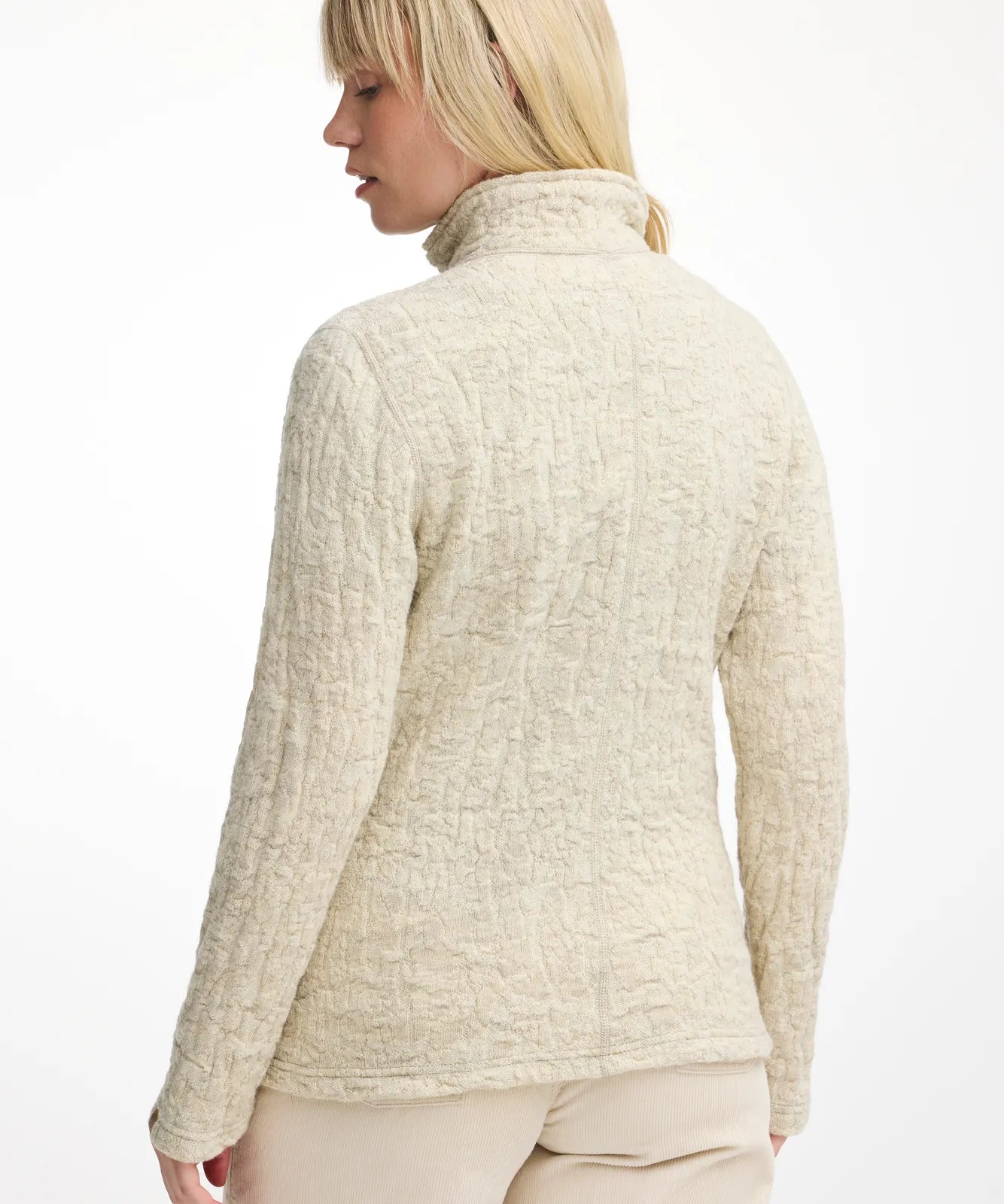 TUVA JAQUARD, 100% FILTAD ULL — NATURMELANGE - Ivanhoe of Sweden