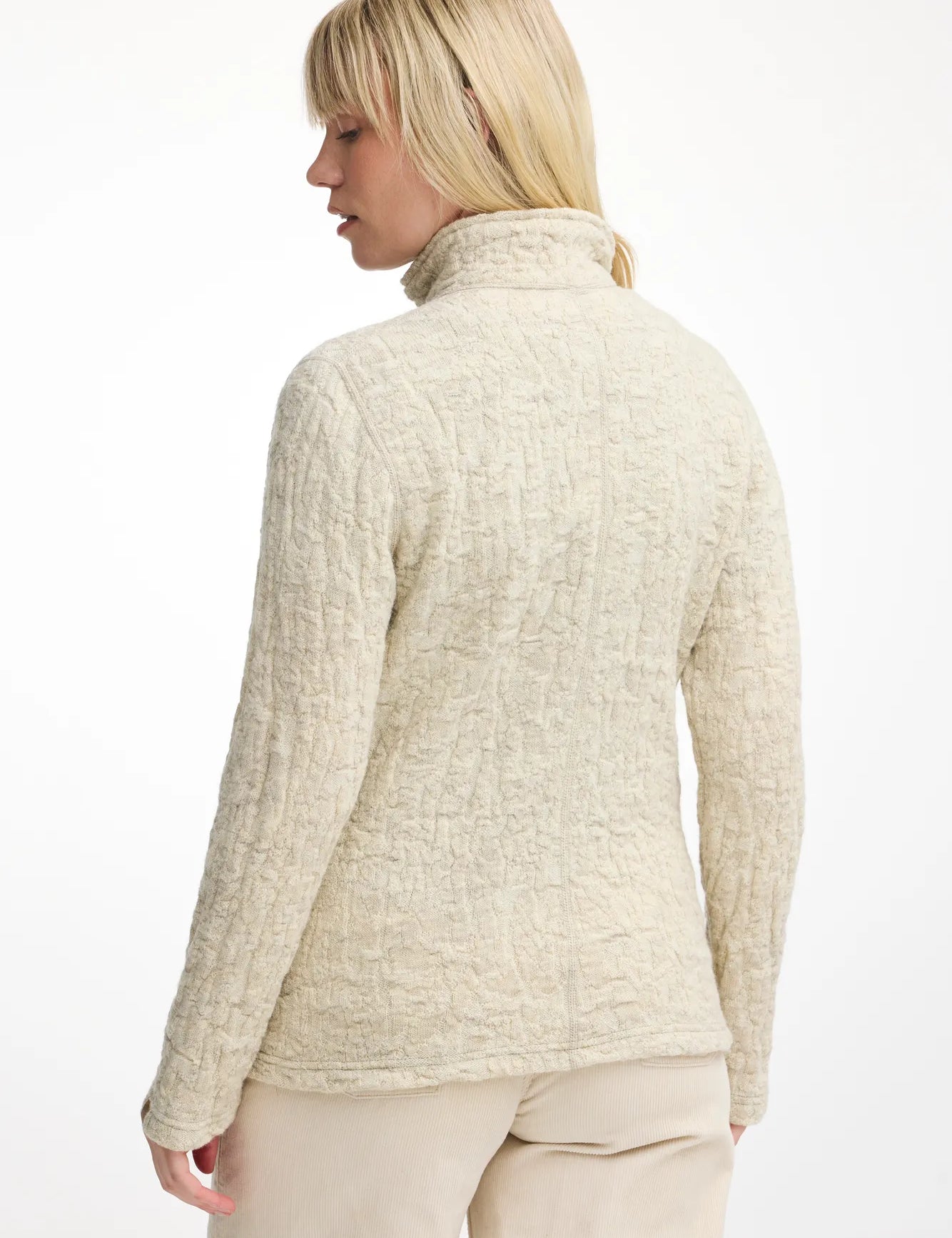 TUVA JAQUARD, 100% FILTAD ULL — NATURMELANGE - Ivanhoe of Sweden