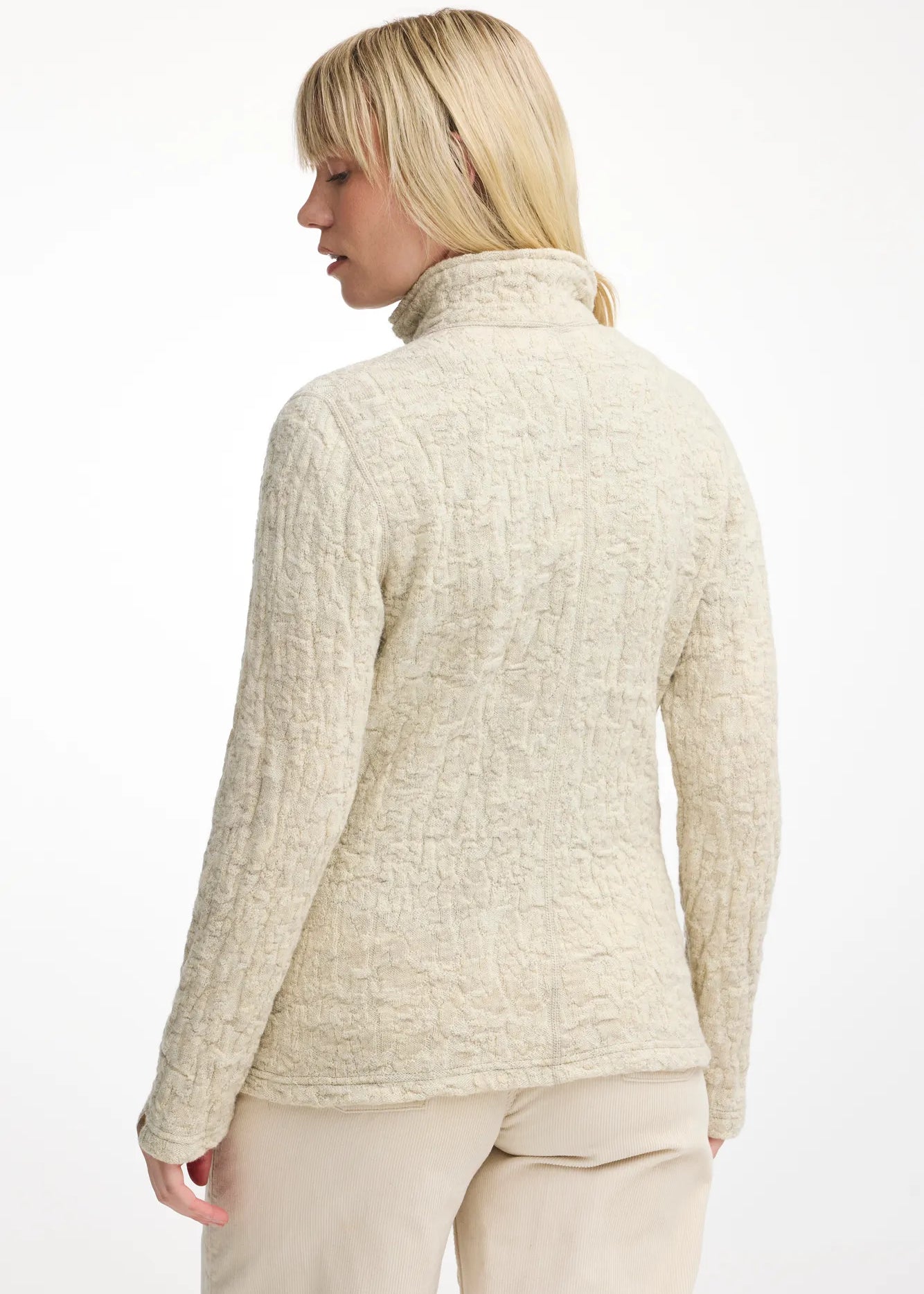 TUVA JAQUARD, 100% FILTAD ULL — NATURMELANGE - Ivanhoe of Sweden