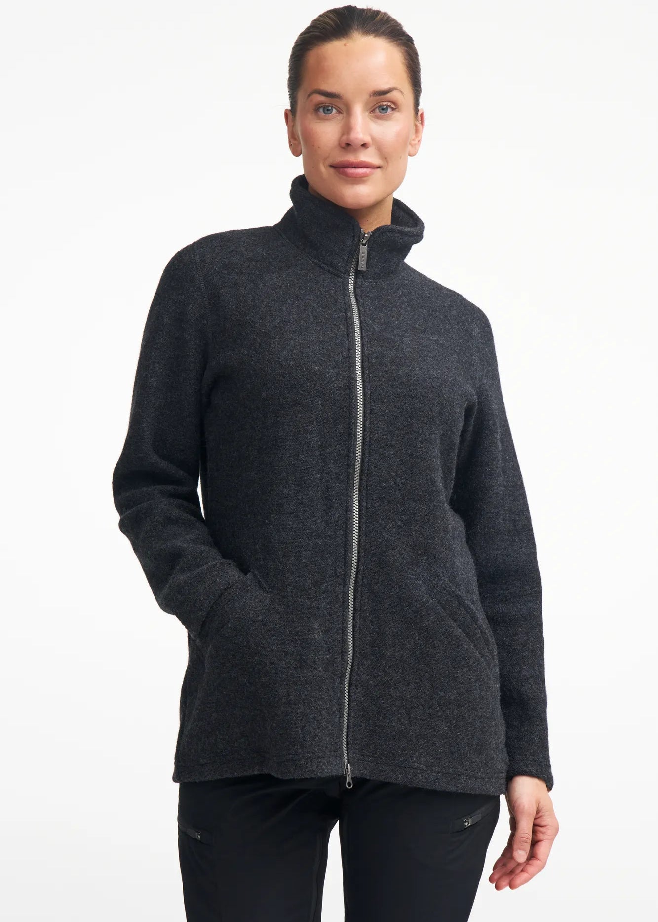 BRODAL LONG CLASSIC, 100% FILTAD ULL — BLACK - Ivanhoe of Sweden