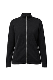HARRIET WINDBREAKER, 100% FINE MERINOULL — BLACK - Ivanhoe of Sweden