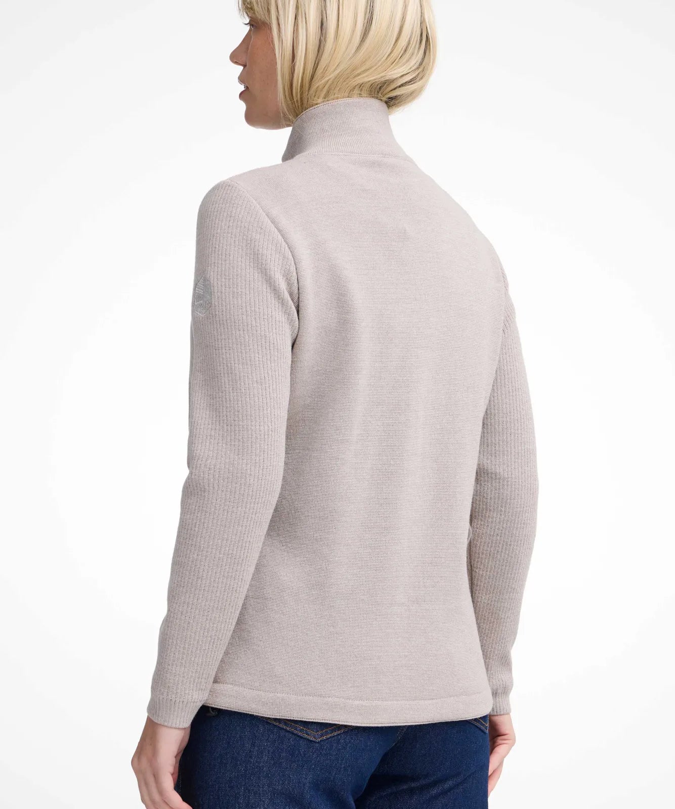 HARRIET WINDBREAKER, 100% FINE MERINOULL — SAND - Ivanhoe of Sweden