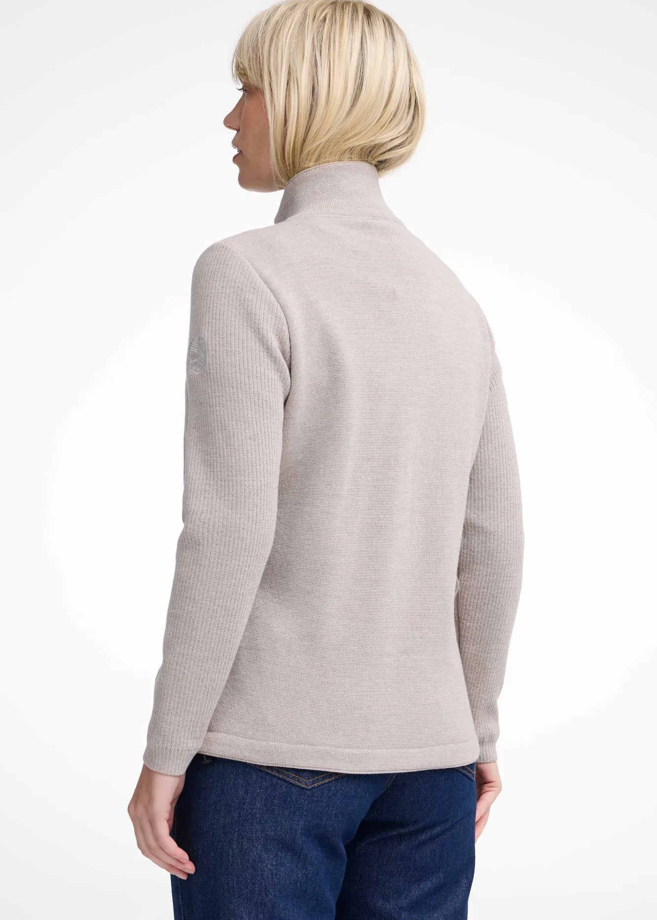 HARRIET WINDBREAKER, 100% FINE MERINOULL — SAND - Ivanhoe of Sweden