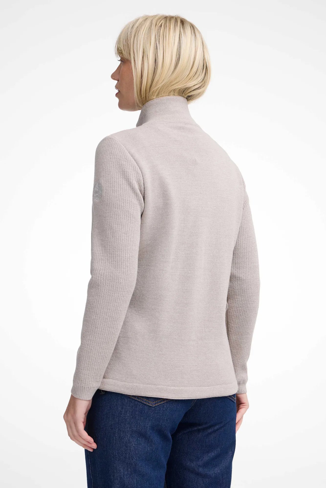 HARRIET WINDBREAKER, 100% FINE MERINOULL — SAND - Ivanhoe of Sweden