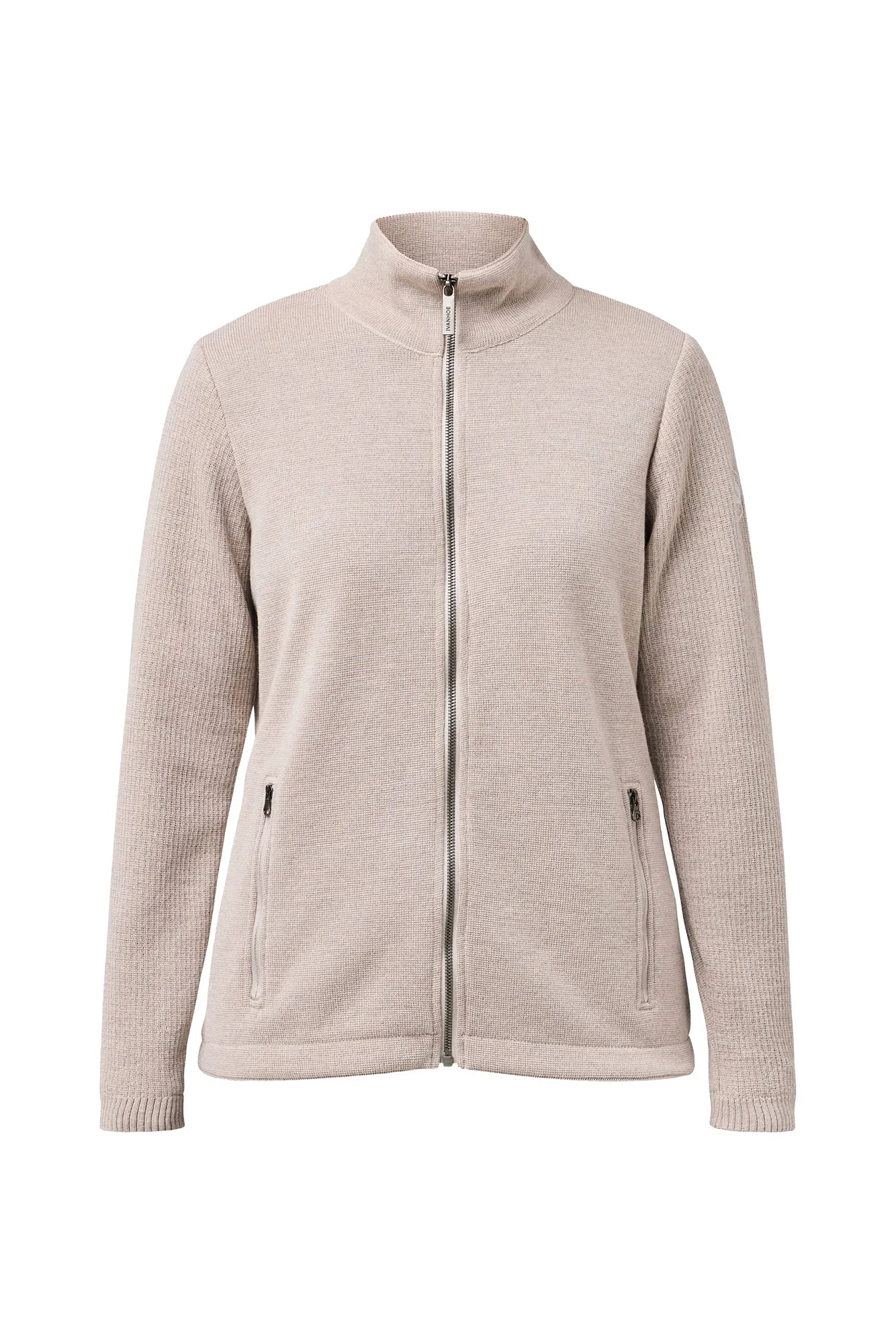 HARRIET WINDBREAKER, 100% FINE MERINOULL — SAND - Ivanhoe of Sweden