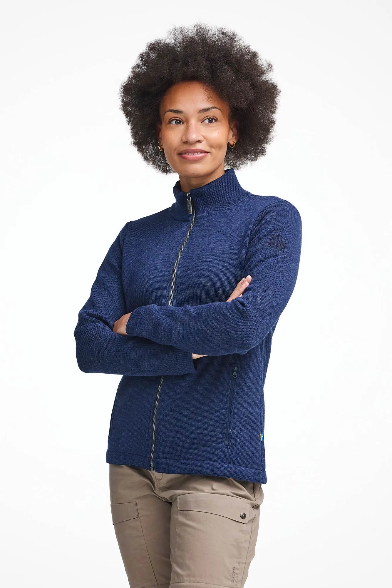 HARRIET WINDBREAKER, 100% FINE MERINOULL — STEELBLUE - Ivanhoe of Sweden
