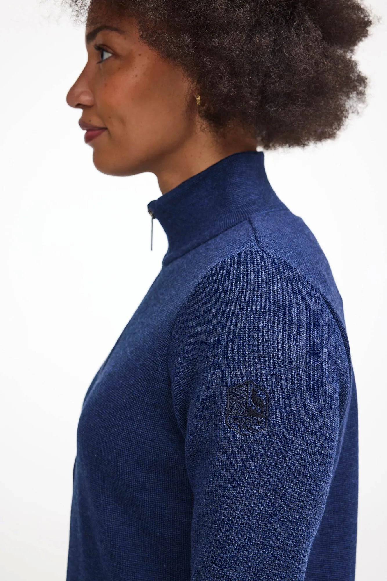 HARRIET WINDBREAKER, 100% FINE MERINOULL — STEELBLUE - Ivanhoe of Sweden