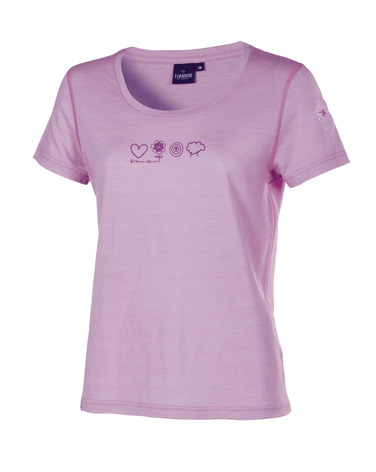 UNDERWOOL MEJA SYMBOLS, 100% EXTRA FINE MERINOULL — SWEET LILAC - Ivanhoe of Sweden