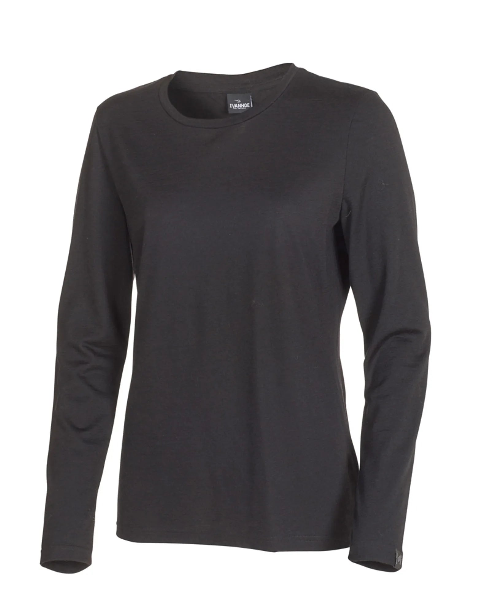UNDERWOOL MERINO LONG SLEEVE — BLACK - Ivanhoe of Sweden