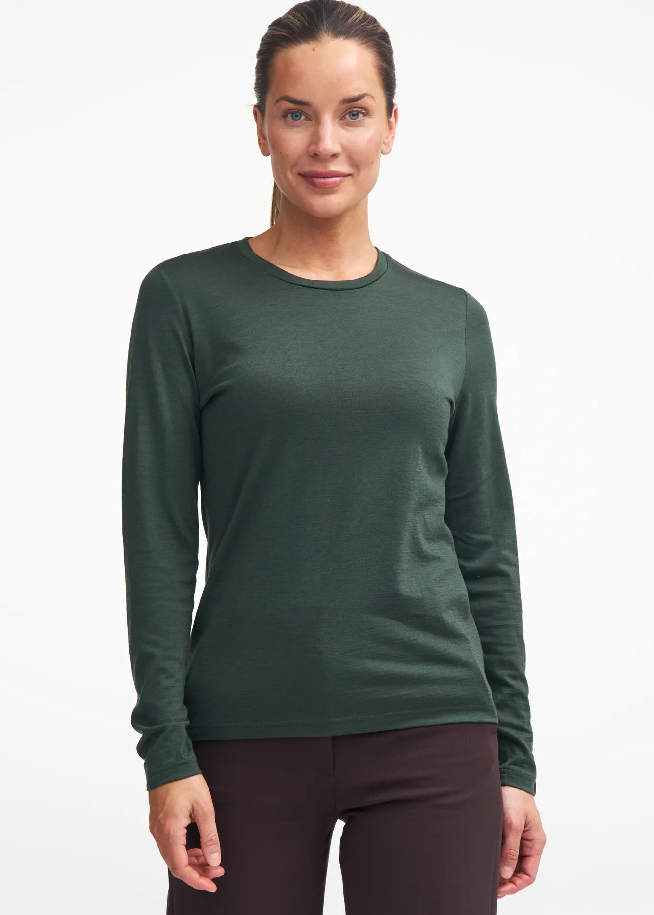 UNDERWOOL MERINO LONG SLEEVE — STEELBLUE - Ivanhoe of Sweden