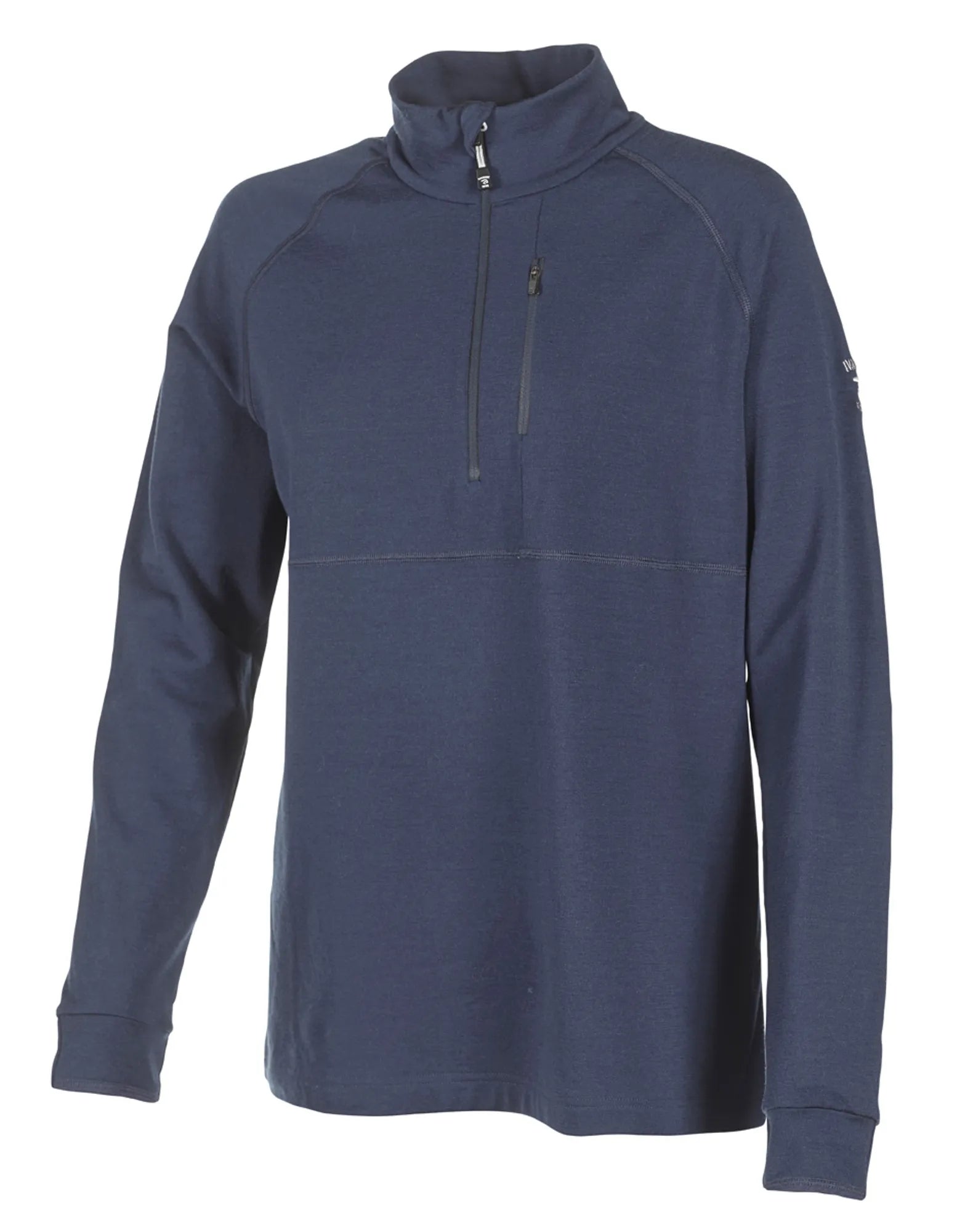 UNDERWOOL PIPER HALF ZIP — STEELBLUE - Ivanhoe of Sweden