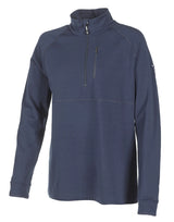 UNDERWOOL PIPER HALF ZIP  — STEELBLUE