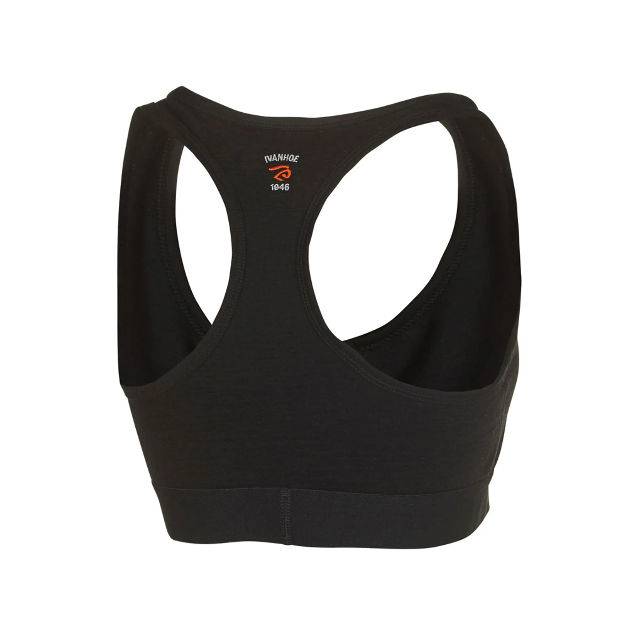 UNDERWOOL WOOL BRA — BLACK - Ivanhoe of Sweden