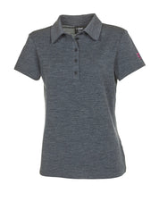 UW EVIN POLOSHIRT — GRAPHITE MARL - Ivanhoe of Sweden