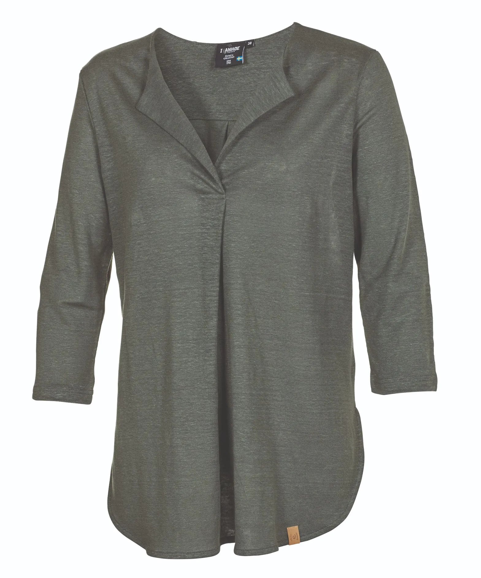 GY ILSE 100% LIN — DARK OLIVE - Ivanhoe of Sweden
