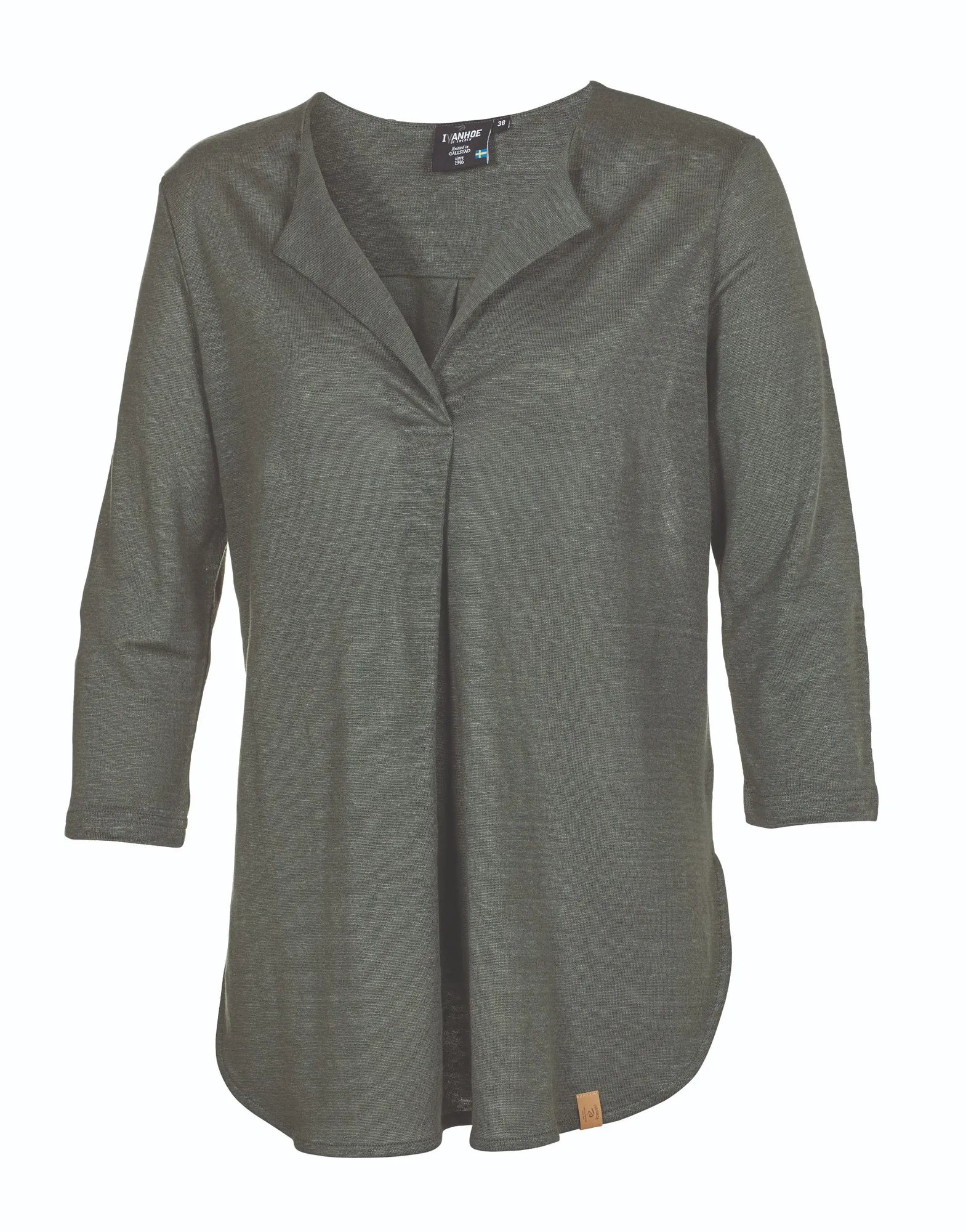 GY ILSE 100% LIN — DARK OLIVE - Ivanhoe of Sweden