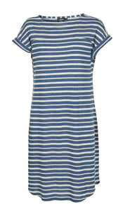 GY LIZ DRESS STRIPE — DENIM - Ivanhoe of Sweden