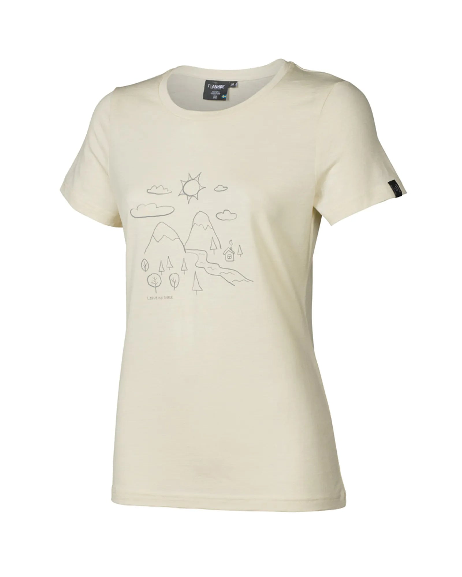 UW CILLA OUTDOOR, 100% EXTRA FIN MERINO ULL — NATURAL WHITE - Ivanhoe of Sweden