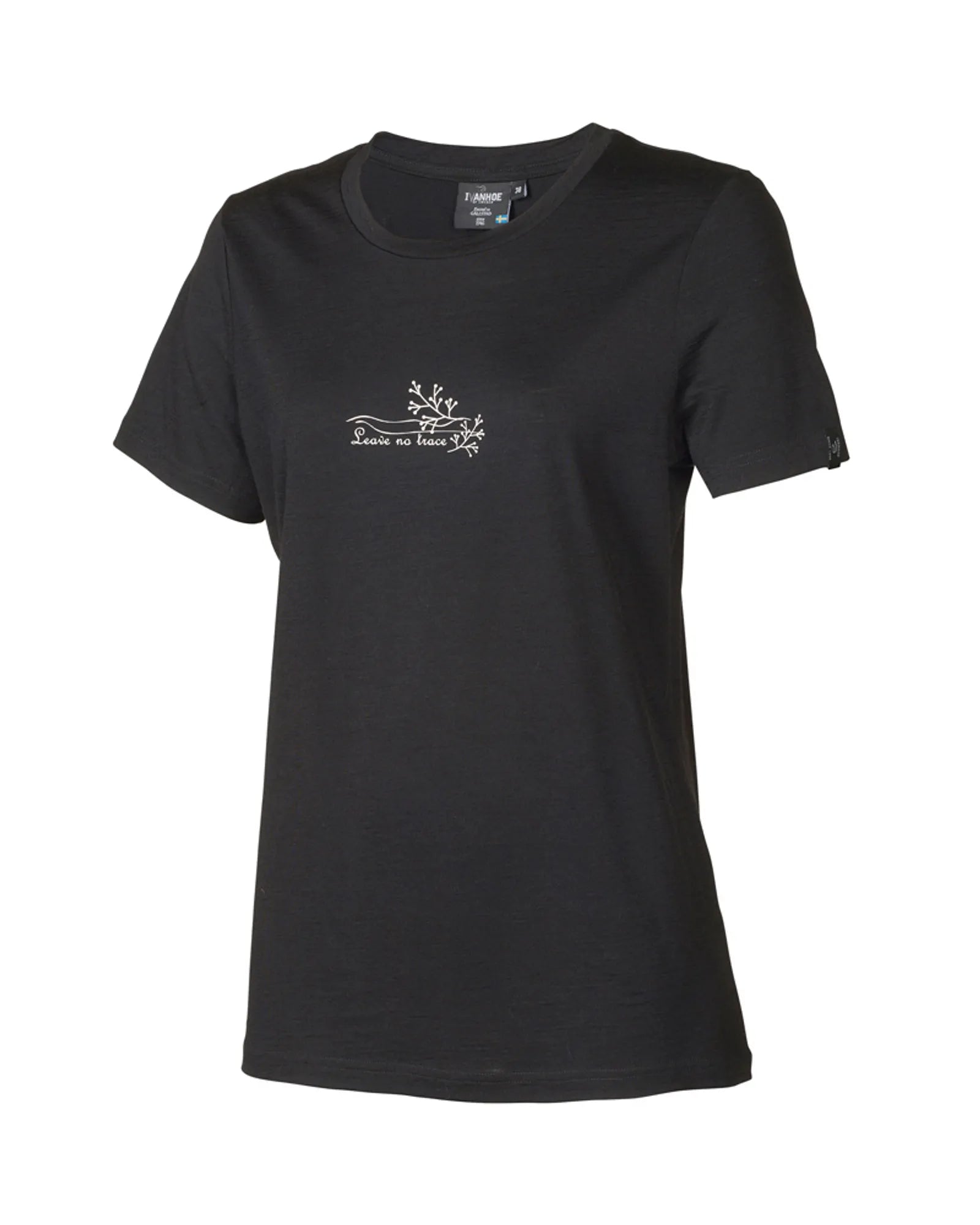 UW CILLA VINE, 100% EXTRA FIN MERINO ULL — BLACK - Ivanhoe of Sweden