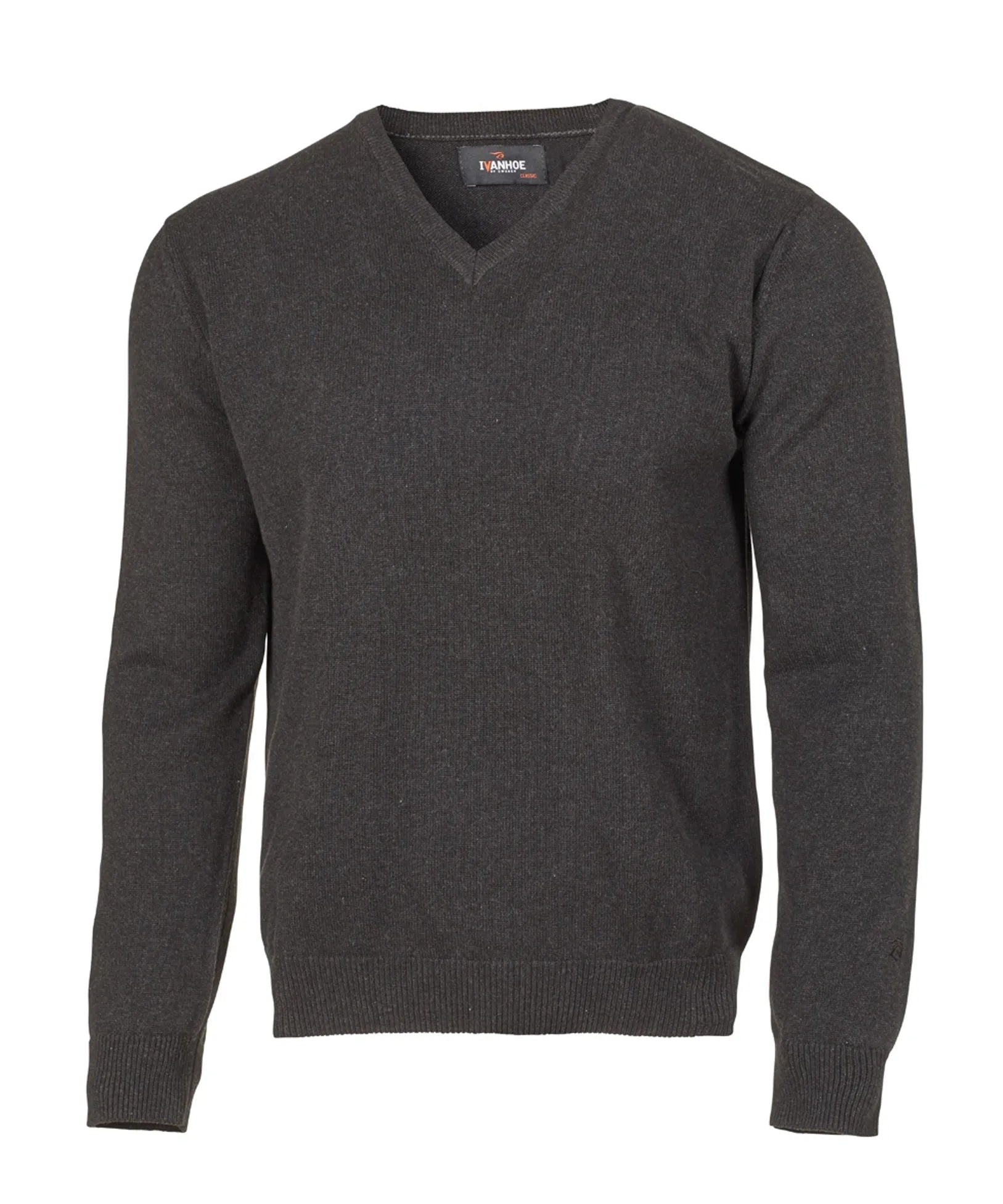 PD V - NECK MALE — GRAPHITE MARL - Ivanhoe of Sweden