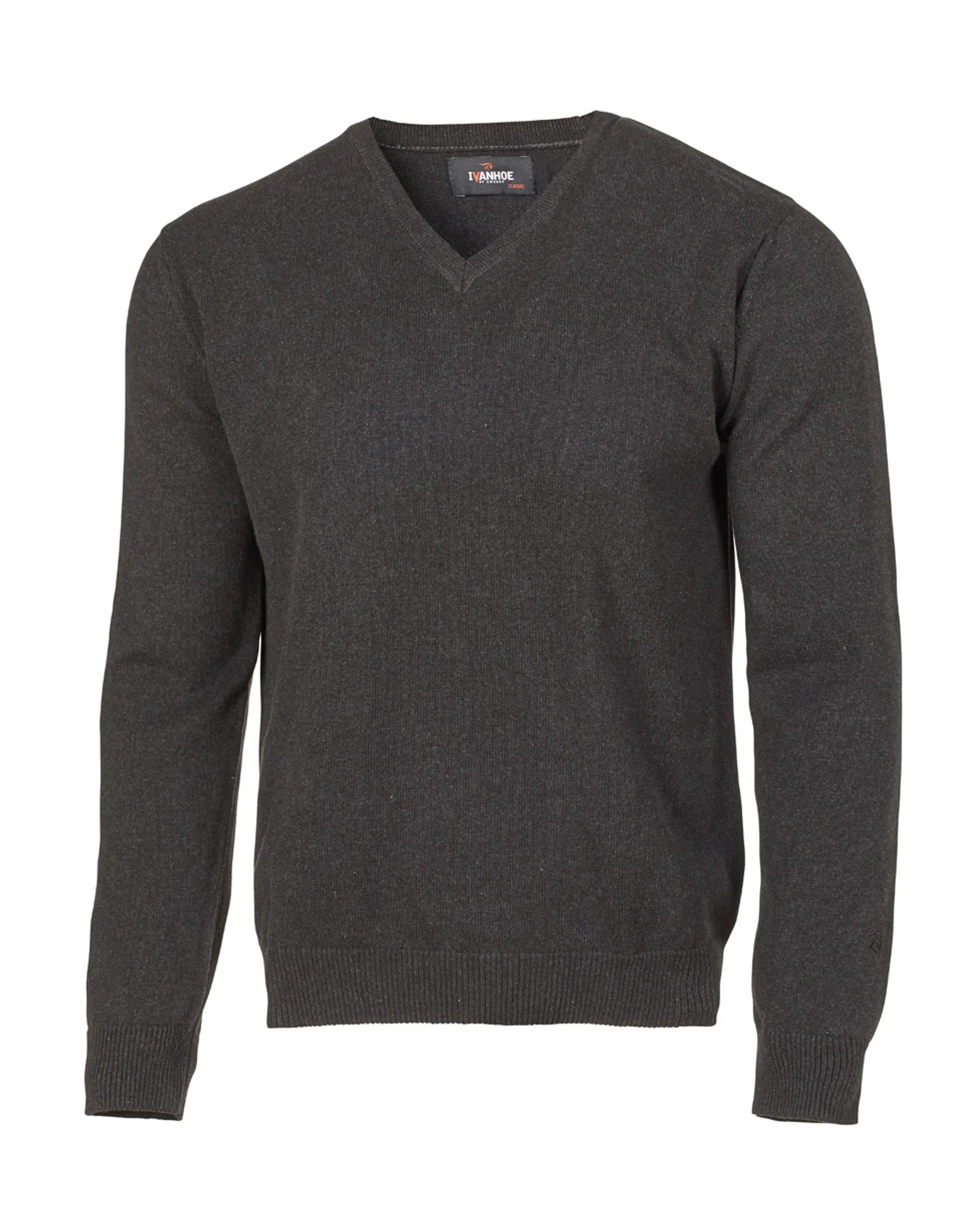 PD V - NECK MALE — GRAPHITE MARL - Ivanhoe of Sweden