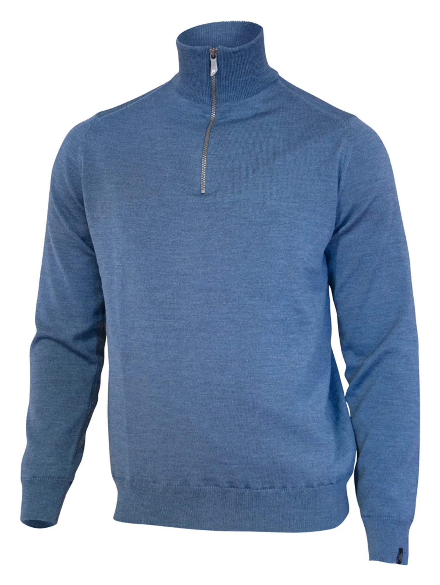 WILFRED WINDBREAKER, 100% EXTRA FINE MERINOULL — DENIM - Ivanhoe of Sweden