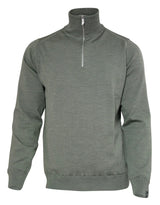WILFRED WINDBREAKER, 100% EXTRA FINE MERINOULL  — LIGHT LODEN