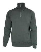 WILFRED WINDBREAKER, 100% EXTRA FINE MERINOULL  — RIFLE GREEN