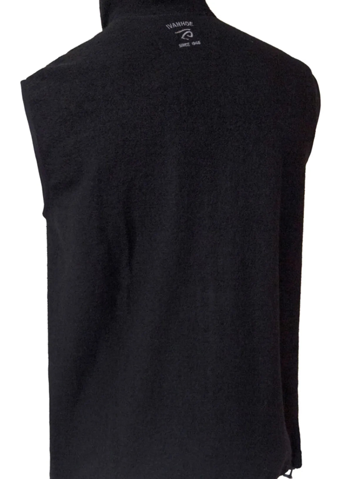 KURRE VEST, 60% FILTAD ULL, 40% LYOCELL — BLACK - Ivanhoe of Sweden