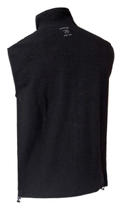 KURRE VEST, 60% FILTAD ULL, 40% LYOCELL — BLACK - Ivanhoe of Sweden