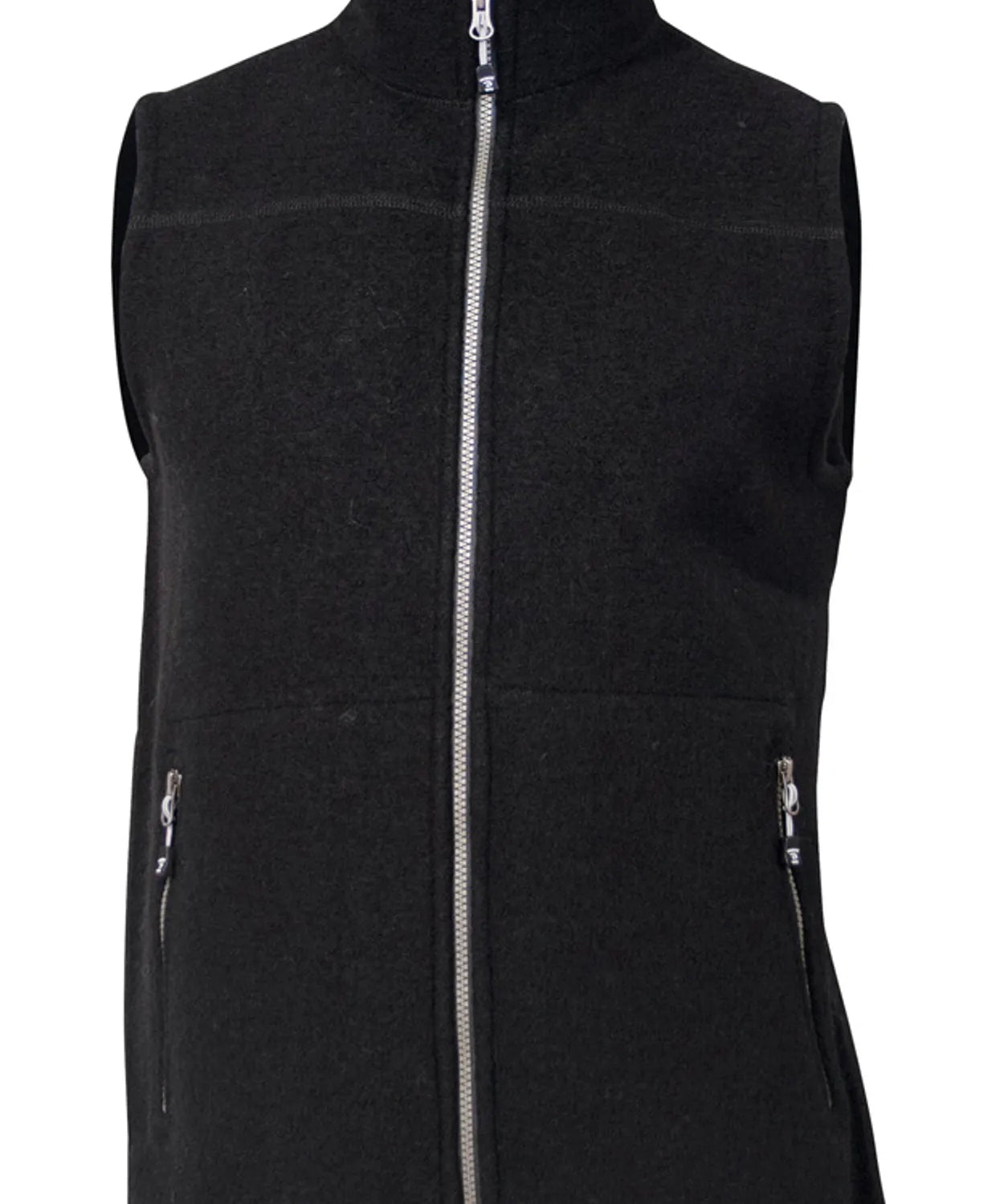 DANTE VEST, 100% FILTAD ULL — BLACK - Ivanhoe of Sweden