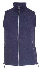 DANTE VEST, 100% FILTAD ULL  — NAVY