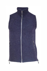 DANTE VEST, 100% FILTAD ULL  — NAVY