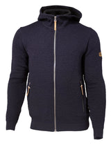 MOREL HOOD MALE, ULL/TENCEL™  — NAVY